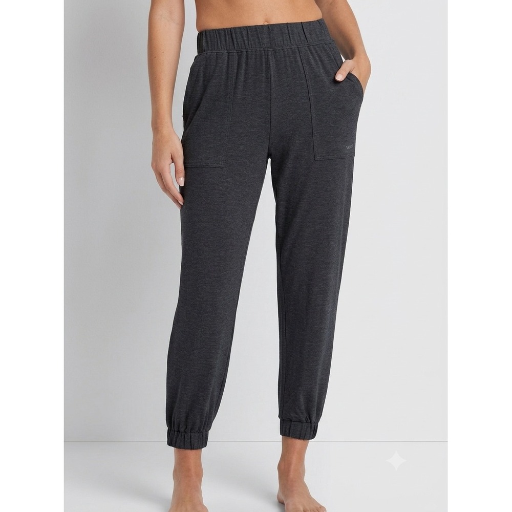 Fabletics Joggers Women XS Gray PT214997-0707-1702 Tencel Blend Heathered Pants